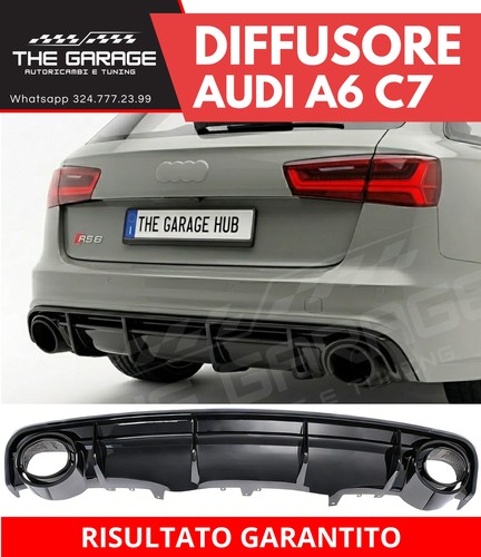 Diffusore rs6 look terminali - look,