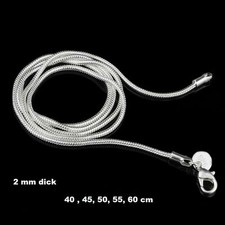 Collana serpente in argento