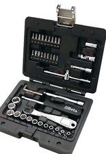 Valigetta Set chiavi a bussola 1/4"" Beta Easy 903e/c42 42pz. Officina Utensili