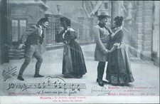 S849 cartolina boheme opera - boheme,