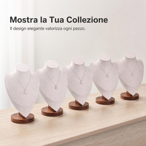 Espositore collana con - espositore,