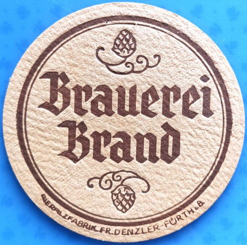 Vecchio sottobicchiere birra