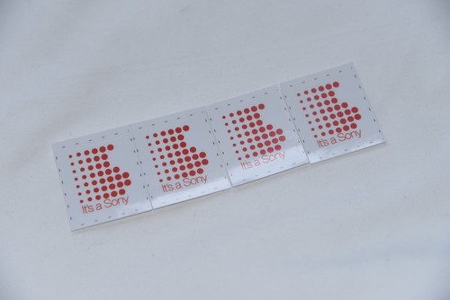 4pcs sony adesivi - it's, a