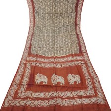 Namaste Marrone Vintage Sari