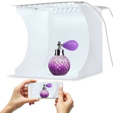 Studio Fotografico Portatile Con Luce Led 3,5 W. 23x23x2 cm - CUBEPHOTO