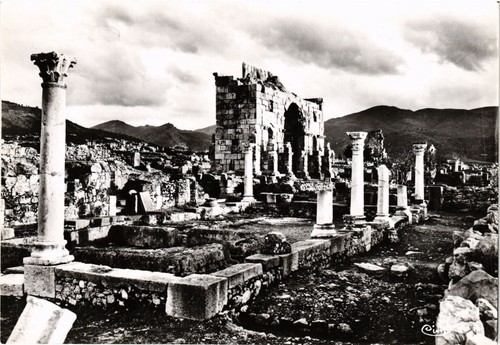 Cartolina cpm maroc volubilis - cartolina,