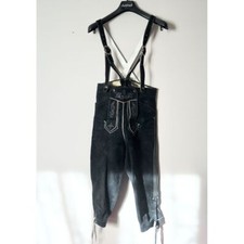 PANTALONI tg. 44 PELLE LEDERHOSEN TIROLESE