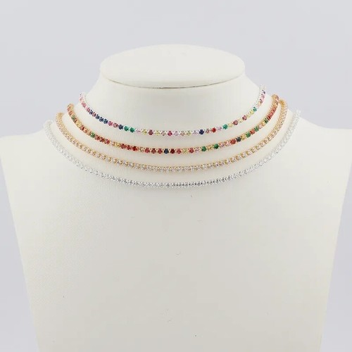 Collana oro argento con - collana, oro/argento