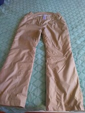 PANTALONI DA SCI NEVE MONTAGNA DA DONNA BIANCHI/BEIGE MARCA WEDZE TG. 44