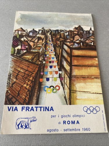 Cartolina olimpiadi roma - cartolina,