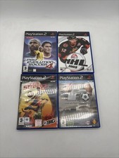 Lot 4 Jeux Sport PS2 Pes 4 Nhl