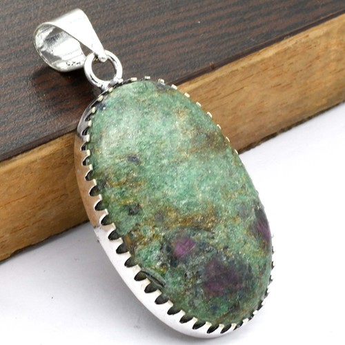 Ciondolo rubino zoisite - rubino,
