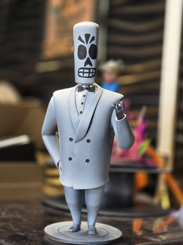 Grim fandango statue figure - grim,
