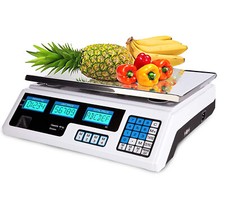 Bilancia Elettronica 40 Kg Digitale Professionale Da Banco Max  Piatto Acciaio