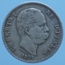 UMBERTO I LIRA 1899 ROMA