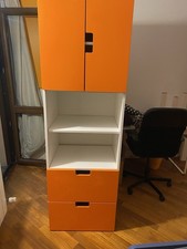 Armadio multiuso Ikea a colonna 4 ripiani, 2 ante e 2 cassetti