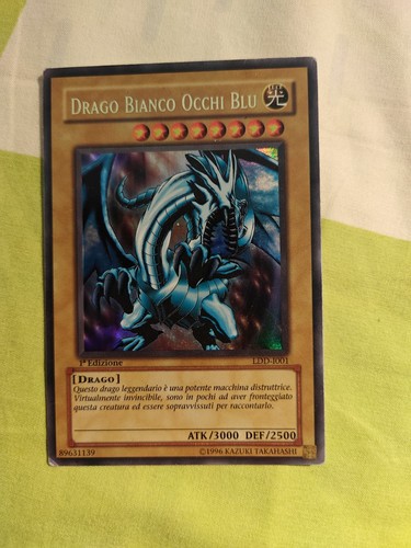 Drago bianco occhi - blu, ldd