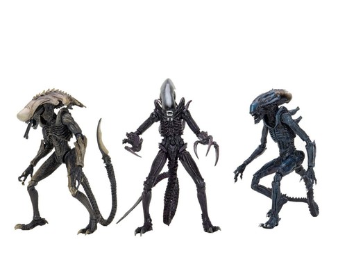 Alien predator set3 pezzi - vs,