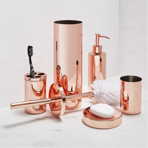 Accessori bagno rame con - accessori,