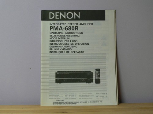 Denon pma 680r - denon, di