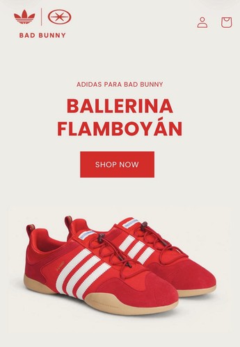 Bad bunny adidas ballerina - bad,