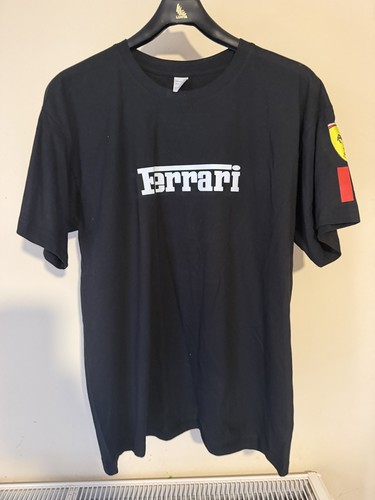 Shirt grande logo ferrari - t,