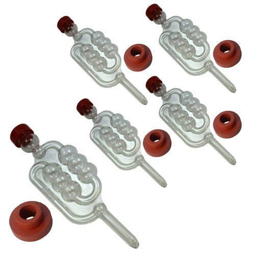 Bubbler airlocks grommets - 5x, &