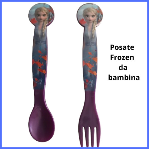 Posate bambina frozen in - posate,