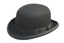 Cappello Bowler Nero di