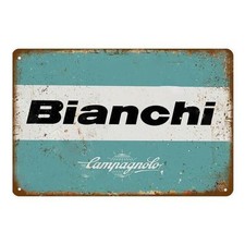 Insegna Targa Vintage Bianchi
