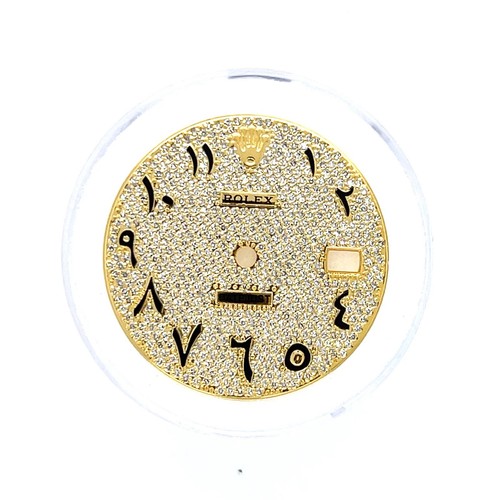 Rolex custom pave diamante - rolex,