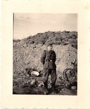 Tedesco Soldato Con Bicicletta Bei Pawlowsk Fronte Orientale Russia