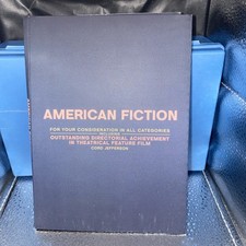 AMERICAN FICTION FYC DVD 2023 Screener Jeffrey Wright Very Good Never PlayedDisc