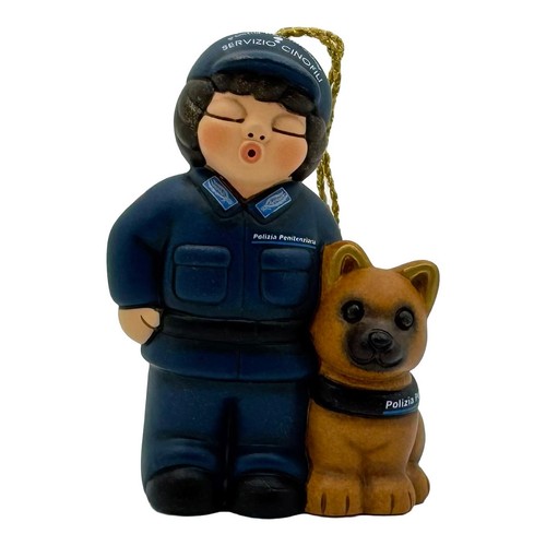 Addobbo statuetta polizia - addobbo,