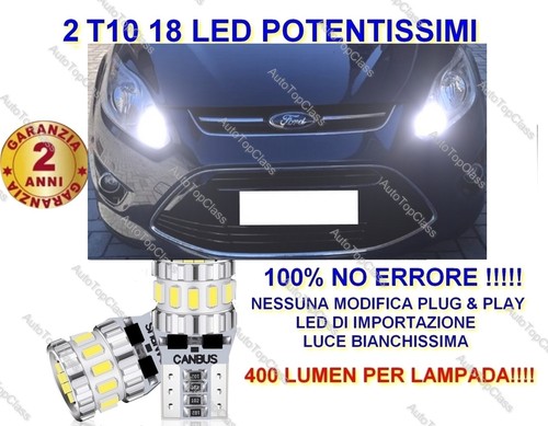 Coppia luci posizione t10 - luci,