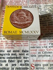 RARO ANTICO SAPONE E MEDAGLIA SANTO BENEDETTO: Santo Giubileo 1975 - Papa Paolo VI