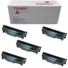 5 TONER HP Q2612A  12A CANON 703 FX10 COMPATIBILI NO OEM BK NERO 2000 pagine 