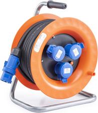 4001 AVVOLGICAVO Industriale, Arancio/Blu