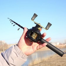 Leichte Mini Angelrute 150cm hohe Empfindlichkeit für schnelle Wahrnehmung