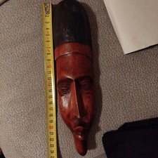 Maschera In Legno Africana Da Appendere