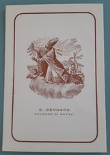 santino SAN GENNARO Patrono di Napoli Holy Card Heiligenbild Image Pieuse