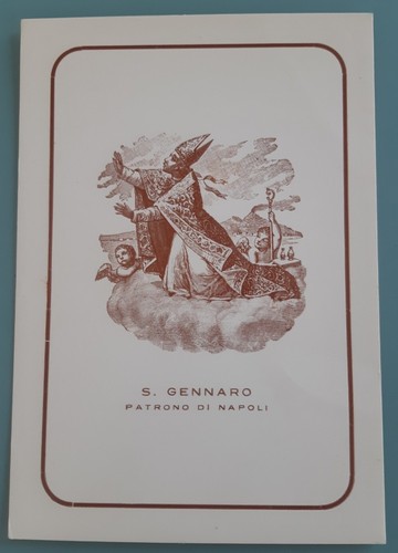 Santino san gennaro patrono - santino, di