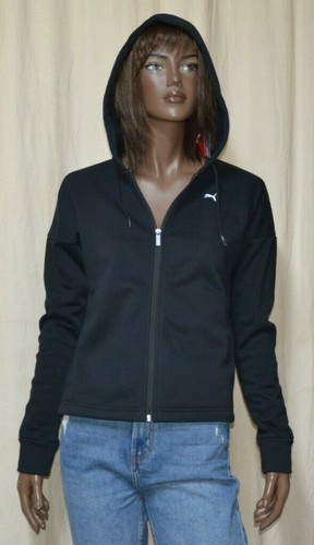 Felpa puma nera donna interno - nera,