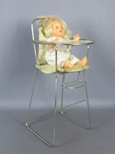 Seggiolone bambola metallo