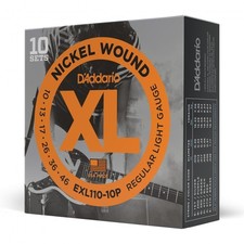 D'Addario EXL110-10P Regular Light 10-46 Pack 10