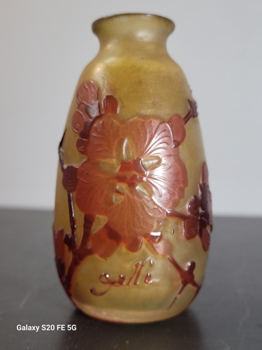 émile gallé petit vase - gallé,