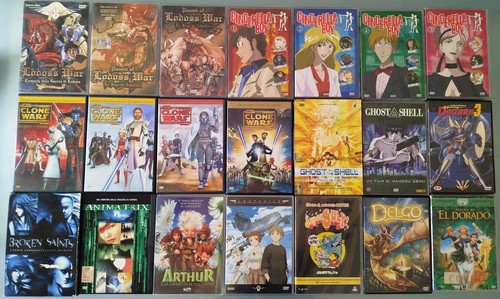 Lotto dvd anime animazione - dvd,