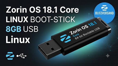 Zorin core linux boot - 18.1,