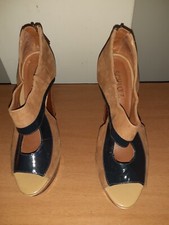 Sandali donna Schutz n.37 marrone scamosciato