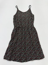 Abito midi donna nero - , floreale